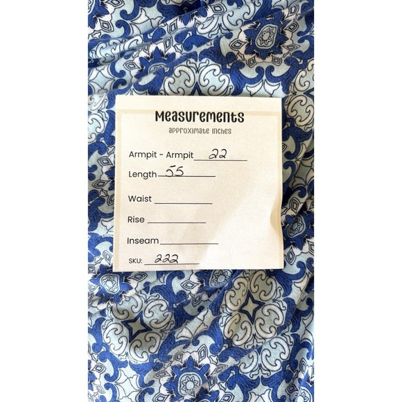 Lands End Women's Size 2X Maxi Dress Sleeveless Tiered Casual Chic Elevated Mumu - Picture 11 of 11